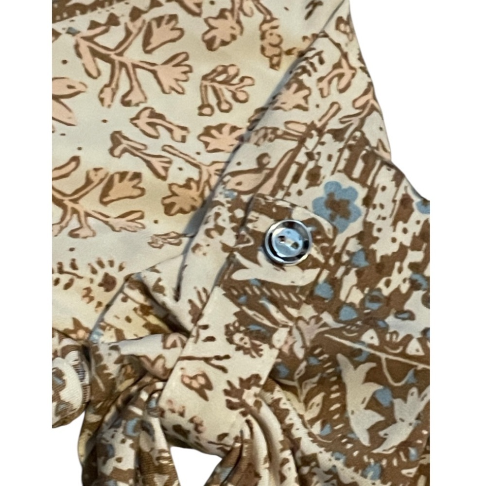CURE Neutral Patterned Blouse - Picture 4 of 5